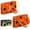 Orange, variant on AMBULL 2 Pack Tractor Bucket Hooks with Tie Down Ring, Grade 70 Forged Steel Bolt On Grab Hook Tow Hook Mount with Backer Plate, Work Well for Tractor Bucket, RV, UTV, Truck, Max 15,000 lbs DarkGreen