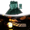 thumbnail image 4 of Mantel de mesa para tarot de altar, adivinación, wicca, terciopelo, antideslizante, con bolsa para tarot. Verde + Mantel B, 4 of 9
