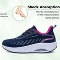 thumbnail image 5 of AOV Womens Walking Shoes with Arch Support Athletic Running Tennis Orthotic Fashion Sneakers for Plantar Fasciitis,Size 6.5 RoseBlue, 5 of 5