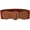 brown, variant on Women's Wide Elastic Waist Belt:Stretchy PU Leather Fashion Belt with Alloy Buckle for Dress Tunic