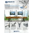thumbnail image 4 of Mount-It! Dual Monitor Desk Mount w/ USB Ports | Fits 21-32 Inch Screens, 4 of 10