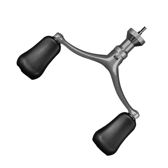 Spinnings Reel Rockers Arm Fishing Rod Handle Fishing Reel Handle Grip Double/Single Rockers Arm Screw-in Power Handle