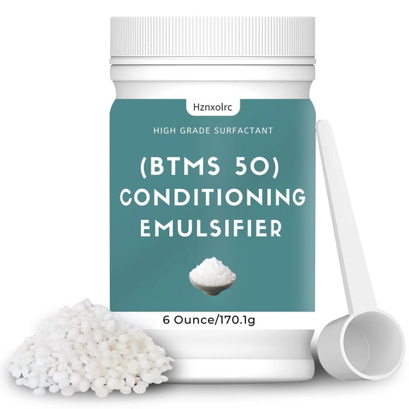Emulsionante acondicionador BTMS 50 de 6 oz para hacer acondicionador sin enjuague Gránulos de emulsionante acondicionador BTMS 50 premium
