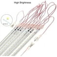 thumbnail image 3 of GRNSHTS LED Meteor Shower Lights,Falling Rain Drop Lights,Icicle Lights with Waterproof 11.8inch 8 Tubes 192LEDs for Party Wedding Holiday Christmas Decoration, White, 3 of 12