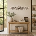 thumbnail image 2 of DecMode Brown Metal Scroll Wall Decor, 2 of 9