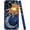 Celestial Sun Moon Star Blue Glass, variant on Case for iPhone 15 Pro - Slim Fit Anti-Scratch Phone Case for Girl Women - Halloween Skeleton Bloom Floral (Glossy)