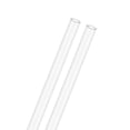 thumbnail image 1 of Tubo plástico transparente de 2 piezas, ID 3mm[0.12"] x OD 5mm[0.2"] tuberías redondas rígidas de policarbonato de alto impacto[305mm/12IN], 1 of 7