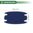 thumbnail image 2 of Calcomanías reflectantes de protección para cubiertas de manijas de puertas de auto Universal Unique Bargains, anti-rasguños, azul, 1 juego, 2 of 6