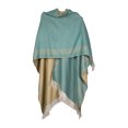 thumbnail image 3 of CAPA PONCHO CON FLECOS - MARQUESINA CAMELLO/AQUA, 3 of 3