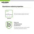 thumbnail image 6 of Houzer Quartztone 33 in Midnite Granite Composite Topmount 60/40 Double Bowl Kitchen Sink - M-175 MIDNITE, 6 of 6