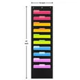 thumbnail image 3 of Under $5 Aonity 1X Folder Storage Baghanging File Organizer Wall File Organizer with 10 Pockets Organize Your Assignments Files Scrapbook Papers and More Black, 3 of 4