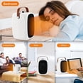 thumbnail image 3 of Amdohai Heater Household 3 Speed Mini Electric 1500W High Power Small Desktop PTC 2S Fast Heat Silent Heater, 3 of 8