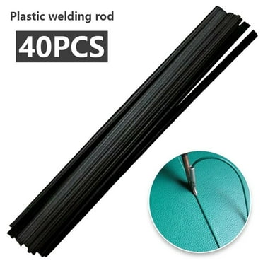 40pcs Black PP Welding Rods Black Bumper PP Plastic Rods Useful Durable