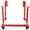 Red#35, variant on Engine Cradle with Wheels Chevy Small Block and Big Block ,Powder Coat 3in Heavy Duty Steel Construction Wheels 1000 LBS Capacity Storage Hardware Included Easy Assembly,