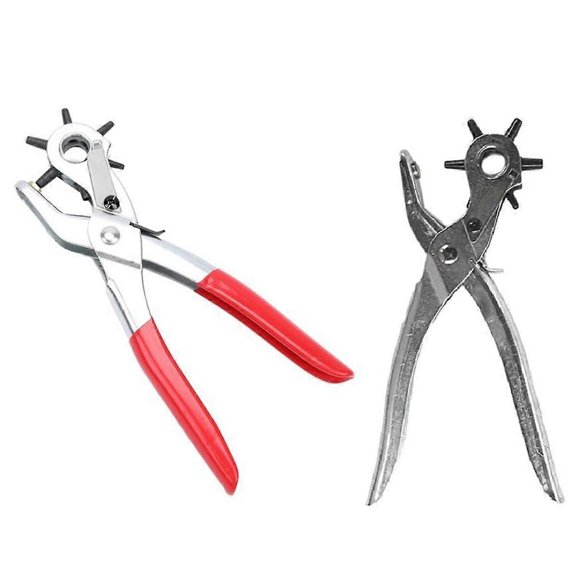 Leather Hole Punch Leather Tools Multifunctional Ordinary Carbon Steel Belt Puncher Punching Tool Belt Hole Puncher