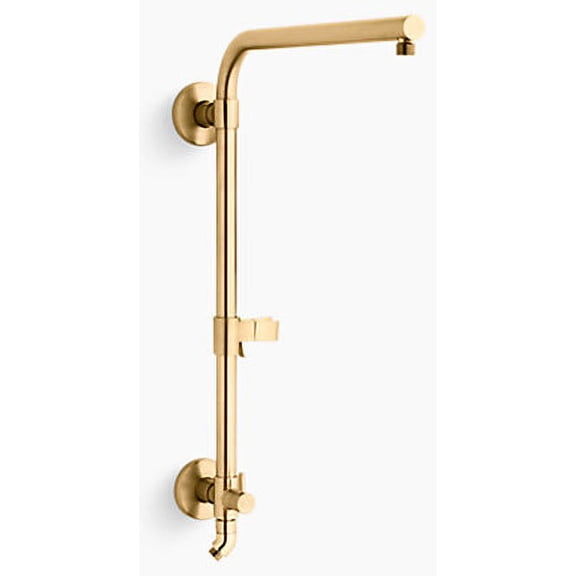 Open Box Kohler K-45212 Hydrorail Retrofit Shower - Vibrant Brushed Moderne Brass