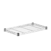 Honey Can Do Steel Shelf-250Lb Chrome 14X24, Chrome, Basement/Garage
