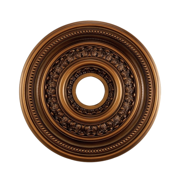Atlas Lighting and Home Concentric Ceiling Mount Medallion Lighting Accessory - 18" - Antique Bronze