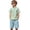 Green and Khaki, variant on Boy's 2 Pieces Summer Shorts Outfits Linen Set Casual Henley Shirts Short Sleeve Top and Short
