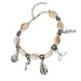 thumbnail image 4 of Pulsera de tobillo para mujer Bling Bling concha delicada de aleación ajustable, 4 of 14