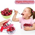 thumbnail image 2 of Cherry Pitter Tool Stainless Steel Cherry Pitting Tool, Portable Cherry Corer Stoner Seed Pitter Chomper Tool, Fruit Pit Remover with Space-Saving Loc, 2 of 5