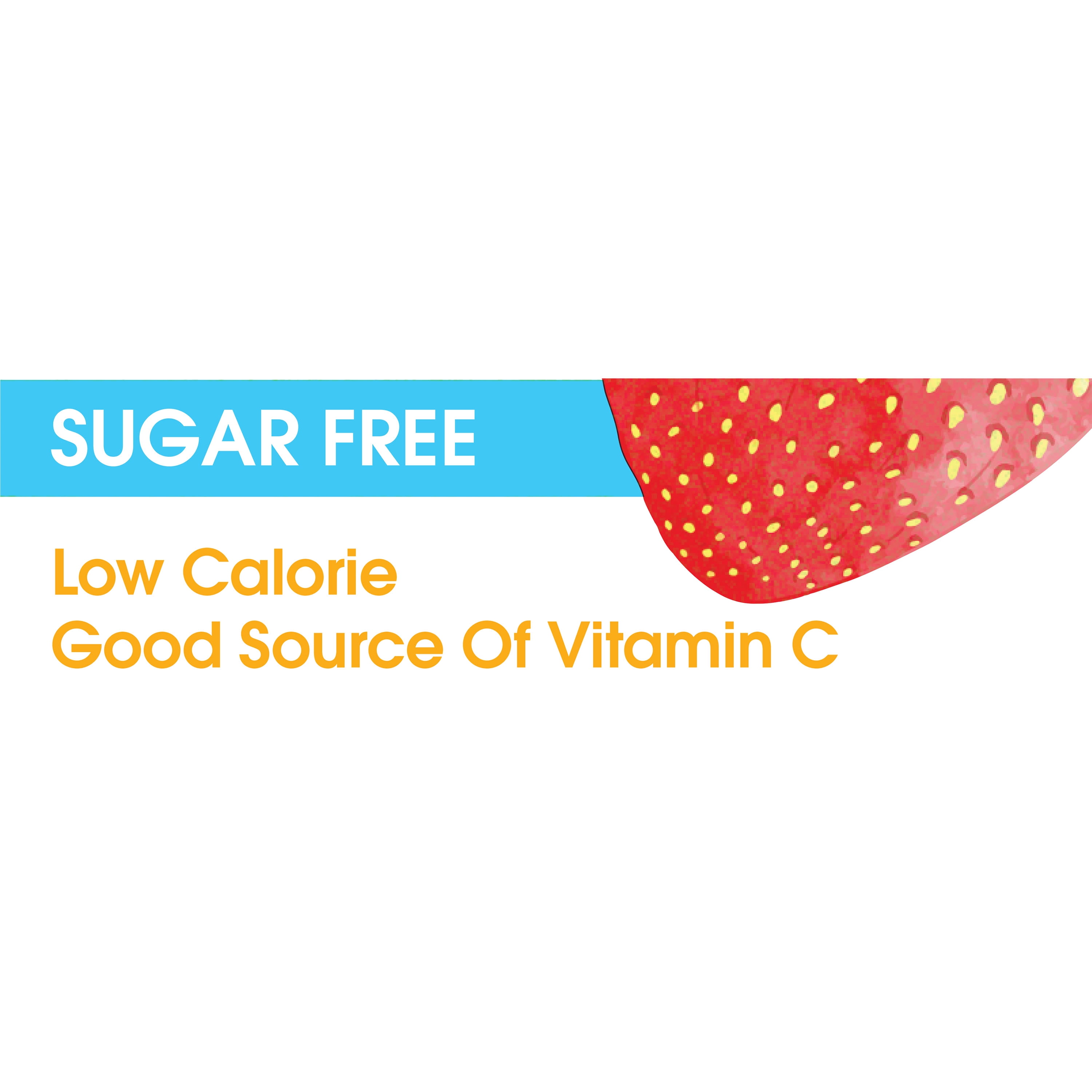 Great Value Strawberry Orange Banana Drink Mix Powder, 0.4 oz, 6 Count