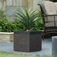 thumbnail image 1 of Luxen Home 14in. H Jardinière MgO Brune Carrée, 1 of 1