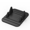 thumbnail image 2 of Soporte de teléfono para coche, de silicona antideslizante, color negro, para teléfonos de hasta 7 pulgadas., 2 of 5