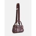thumbnail image 2 of Madden NYC Women's Small Top Handle Handbag, Flannel Plaid, 2 of 4