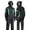 Green, variant on Unisex Heavy Duty Waterproof Rain Suit Hooded Rain Jacket and Pants Set for Outdoor Work, Hiking, Camping & Travel