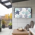 thumbnail image 2 of Outdoor TV Cover 68x42x4.5in, Blue Sea Turtle Ocean Coral Weatherproof TV Screen Protector with Zipper, Sea Starfish Seahorse Outside Television Cover Fits Up to 70-75", 2 of 9