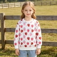 thumbnail image 5 of WQNVRNR Girls Print Sweatshirt- Cotton Cute Long Sleeve Crewneck Pullover Tops Pink Size 2T, 5 of 9