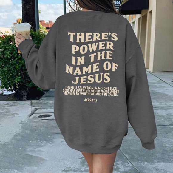Women's Fashion Printed Hoodie No Hoodie Casual Loose Top Hot Sweatshirt for Women