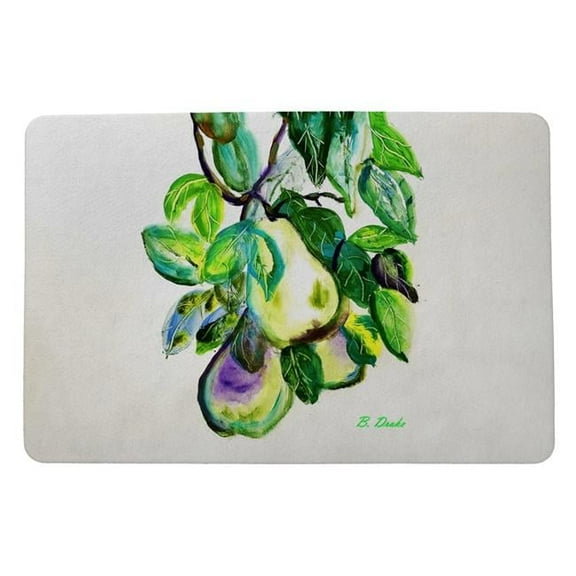 Betsy Drake DM1373 18 x 26 in. Hanging Pears Door Mat