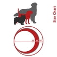 thumbnail image 4 of Majestic Pet | Links Round Pet Bed For Dogs, Removable Cover, Red, Medium, 4 of 6