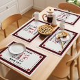 thumbnail image 5 of Mother's Day Placemats Set of 6, Gnome HOME IS WHERE MOM IS LOVE Non-Slip Place Mats Washable Table Mats for Kitchen Dining Table Decorations Indoor/Outdoor, 5 of 9