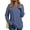 Blue, variant on Fantaslook Crewneck Sweatshirts for Women Casual Long Sleeve Shirts Tunic Tops Pullover with Pocket