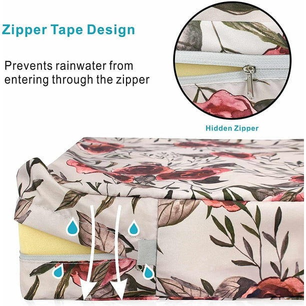 Patio Cushion Slipcovers 4 Pack Water Repellent UV Resistant