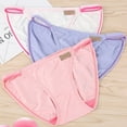 thumbnail image 3 of Buankoxy Women Sexy Silky String Bikini Panties Comfort Cheeky Underwear Briefs 4 Pack,Size 6, 3 of 7