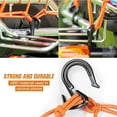 thumbnail image 3 of Heavy Duty Motorbike Bungee Cargo Net with 6 Hooks, Motorcycle Helmet Cargo Net Travel Luggage Rack Stretchable Elastic, 3 of 5