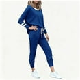 thumbnail image 5 of Enjoytime Matching Sets Women Clothing Patchwork Long Sleeve Pullover Sweatshirt and Sweatpants 2 Piece Outfits Fall Winter Fashion Sweatsuits, 5 of 8
