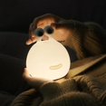 thumbnail image 5 of Luz nocturna de dibujos animados, mesa de dormir de silicona, lámpara de mesa de escritorio decorativa para niños, hogar, dormitorio, niñas, 5 of 5