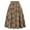 Yellow, variant on Womens Clearance under $10 2025 Clearance! asdoklhq Womens Plus Clearance Women Fashion Plaid Printing with Buttons Vintage High Waist Pleated Skirt