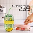 thumbnail image 4 of 2-in-1 Ice Cube Bottle and Water Bottle with Straw, Portable Touch-Free Ice Cube Maker with Lid, Leakproof Ice Tray for Whiskey, Cocktail and Summer Drinks, 4 of 9