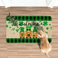 thumbnail image 4 of St Patricks Day Door Mat 30 X 17 Inch St Patricks Day Gnome Doormat Indoor Outdoor Entrance Floor Mat Non Slip Rubber Welcome Mats, 4 of 6