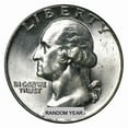 thumbnail image 2 of 90% Silver Washington Quarters - 40-Coin Roll BU, 2 of 3