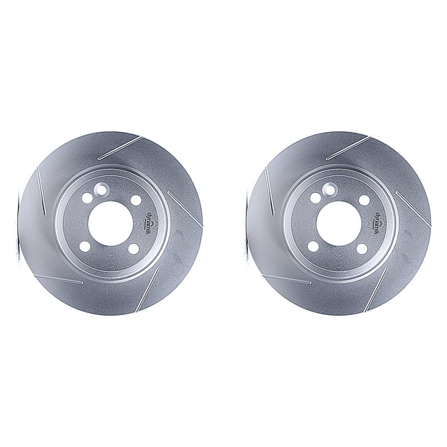 Set 2 Discos Ranurados Cooper 2002 A 2007 Mini L4 1.8L Del DYNAMIK .