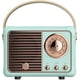 thumbnail image 1 of Baolira Altavoz Bluetooth retro vintage mini altavoz inalámbrico, altavoz azul con sonido estéreo nítido, graves ricos, altavoz portátil retro para iPhone, dispositivos Android y tableta (azul), 1 of 5