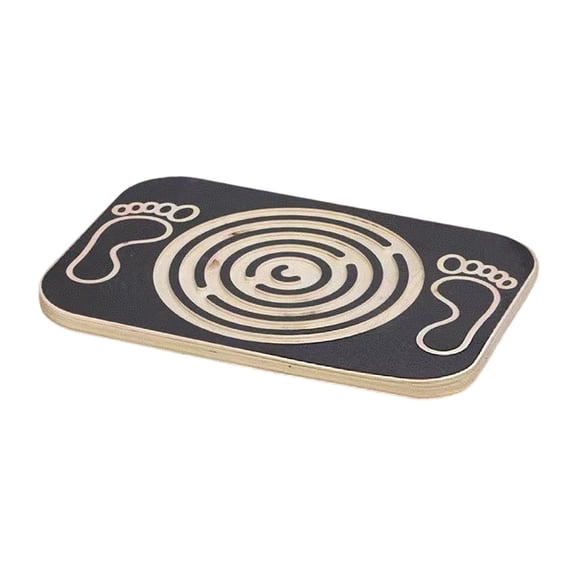 lacooooppia Labyrinth Balance Board Exercise Training Tool Core Training Innovative Wood Balance Board with Maze for Home, Surfing Office
