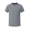 thumbnail image 5 of Workout Shirt Men Compression Fit Quick Drying Gym Shirts Mesh Breathable Short Sleeve Crew Neck Running Fishing Hiking Top, 5 of 5